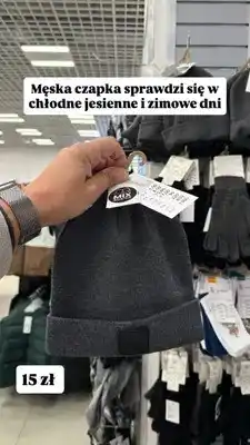Pepco Czapka męska Mix & Match oferta