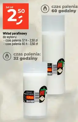 Dealz Wkład parafinowy Hit czas palenia 32h oferta