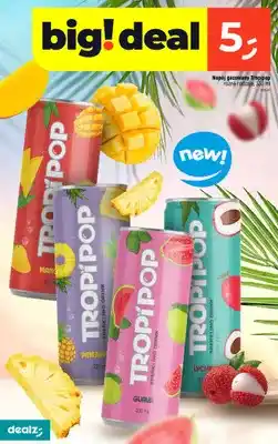 Dealz Napój gazowany Tropipop Guava oferta