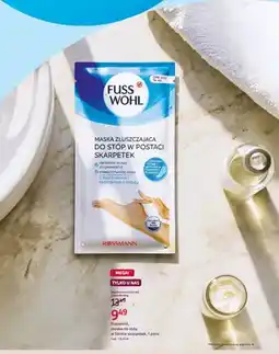 Rossmann Maska do stóp w formie skarpetek Fusswohl oferta