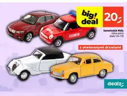 Dealz Samochodzik Welly z otwieranymi drzwiami skala 1:34-1:39 różne wzory oferta