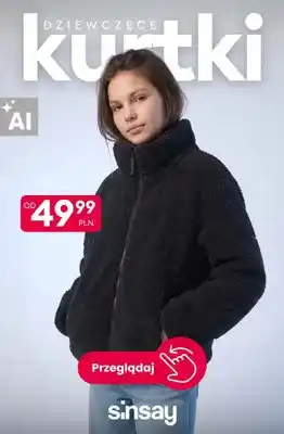 Dziewczęce kurtki Sinsay