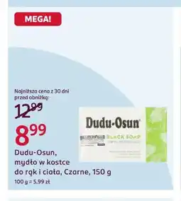 Rossmann Mydło w kostce do rąk i ciała czarne Dudu-Osun oferta