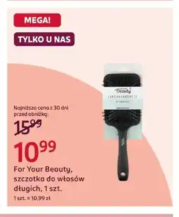Rossmann Szczotka do włosów długich For Your Beauty oferta
