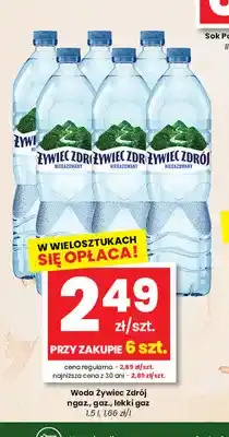 Woda gazowana Żywiec Zdrój lekko