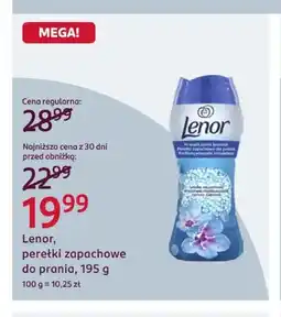 Rossmann Perełki zapachowe do prania Lenor oferta
