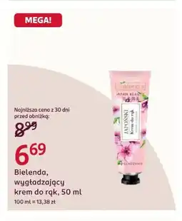 Rossmann Wygładzający krem do rąk Bielenda oferta