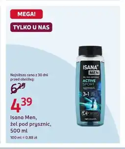 Rossmann Żel pod prysznic Isana Men oferta