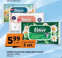 ABC Papier toaletowy nawilżany Velvet oferta