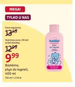 Rossmann Płyn do kąpieli Bambino oferta