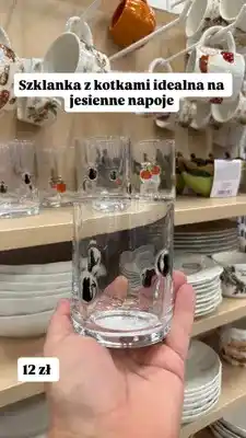 Pepco Szklanka z kotkami oferta