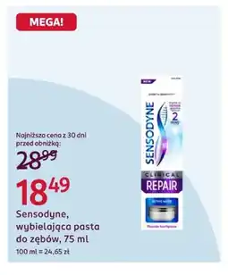 Rossmann Wybielająca pasta do zębów Sensodyne oferta