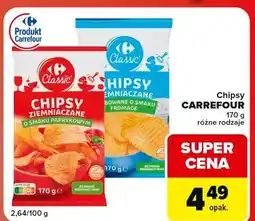 Globi Chipsy fromage Carrefour Classic oferta