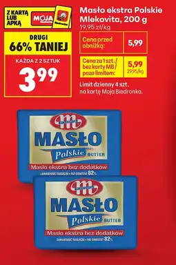Biedronka Masło Mlekovita oferta