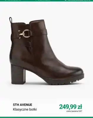 Deichmann Klasyczne botki 5th Avenue oferta