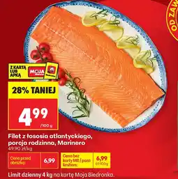 Biedronka Filet z łososia Marinero oferta
