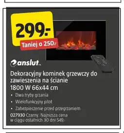 Jula Dekoracyjny kominek grzewczy do zawieszenia na ścianie 66x44 cm Anslut oferta