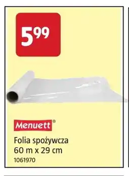 Jula Folia spożywcza 29 cm Menuett oferta