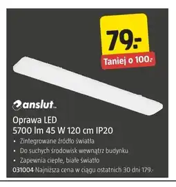 Jula Oprawa LED 5700lm 120 cm IP20 Anslut oferta