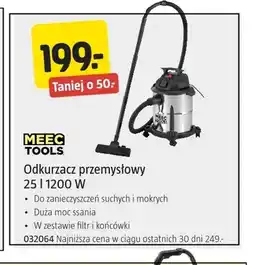 Jula Odkurzacz przemysłowy 25 l Meec Tools oferta
