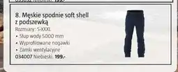 Jula Męskie spodnie soft shell z podszewką Kayoba Outdoor oferta