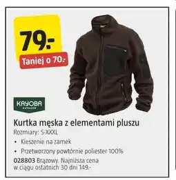 Jula Kurtka męska z elementami pluszu Kayoba Outdoor oferta