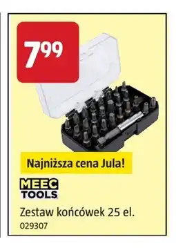 Jula Zestaw końcówek 25 el. Meec Tools oferta