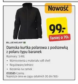 Jula Damska kurtka polarowa z podszewką z polaru typu baranek Bluewear oferta