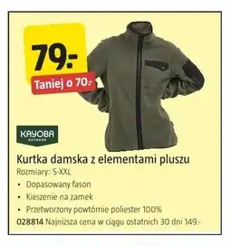 Jula Kurtka damska z elementami pluszu Kayoba Outdoor oferta