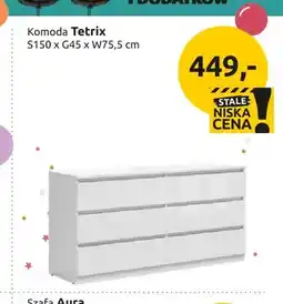 Black Red White Komoda Tetrix oferta