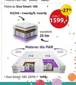 Black Red White Materac Duo Smart 160 oferta