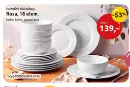 Black Red White Komplet obiadowy Rosa 18 elem oferta