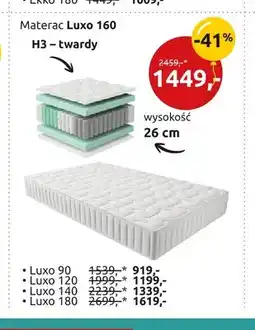 Black Red White Materac Luxo 90 oferta