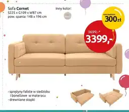 Black Red White Sofa Cornet oferta
