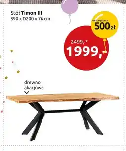 Black Red White Stół Timon Iii oferta