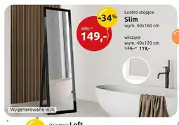 Black Red White Lustro stojące Slim 40x160 cm oferta