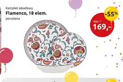 Black Red White Komplet obiadowy Flamenco 18 elem oferta