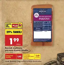 Biedronka Boczek wędzony Kraina Wędlin oferta