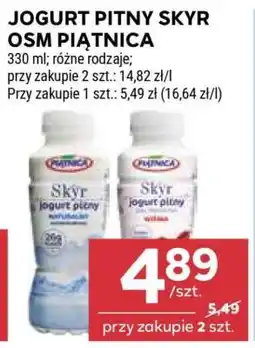 Stokrotka Market Jogurt pitny Skyr OSM Piątnica oferta