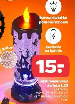Netto Halloweenowa świeca LED oferta