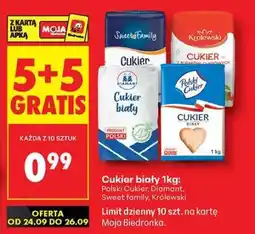 Biedronka Cukier Biały, 1kg oferta