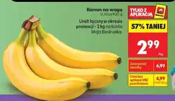 Biedronka Banan na wagę oferta