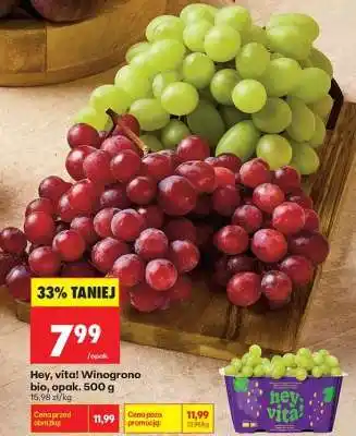 Biedronka Hey, vita! Winogrono bio, opak. 500 g oferta