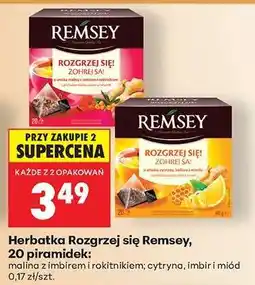 Biedronka Herbatka Rozgrzej się Remsey, 20 piramidek oferta