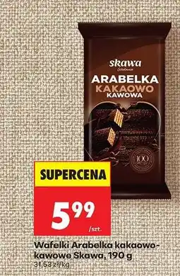 Biedronka Wafelki Arabelka kakaowo-kawowa Skawa, 190 g oferta