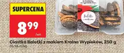 Biedronka Ciastka Baletki z makiem Kraina Wypieków, 250 g oferta