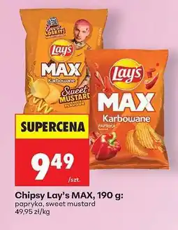 Biedronka Chipsy Lay's MAX, 190 g oferta