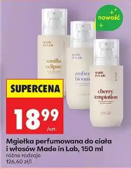 Biedronka Mgiełka perfumowana do ciała i włosów Made in Lab, 150 ml oferta