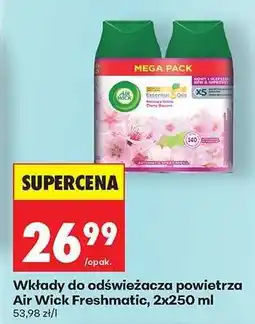 Biedronka Wkłady do odświeżacza powietrza Air Wick Freshmatic 2x250 ml oferta