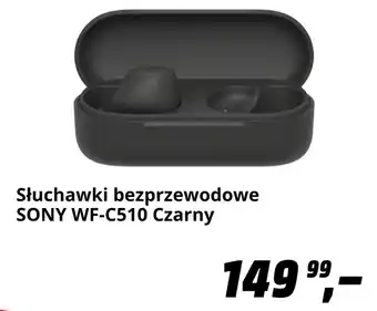 Słuchawki bezprzewodowe SONY WF-C510 Czarny